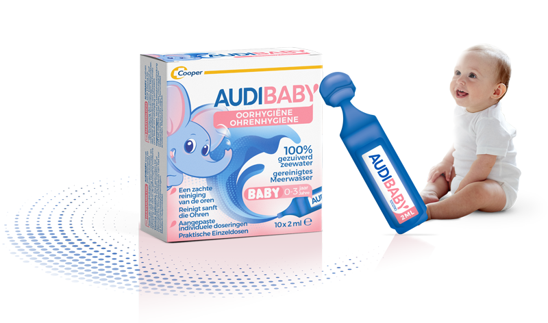 Produit pour nettoyer les oreilles des bébés, Audibaby